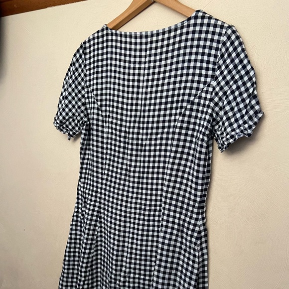 H&M Divided Black & White Plaid Dress - Picture 3 of 5